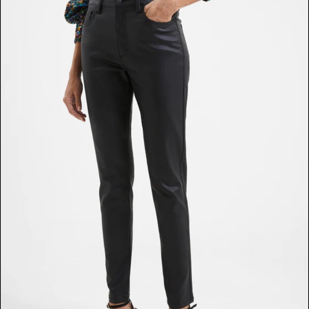 French Connection‎ Jeans Genuine Leather Pants Women’s Skinny Size 8